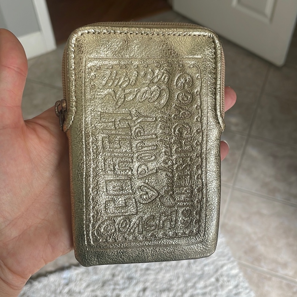 Coach Poppy wallet - card holder. Leather